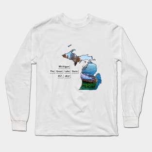 Michigan USA Long Sleeve T-Shirt